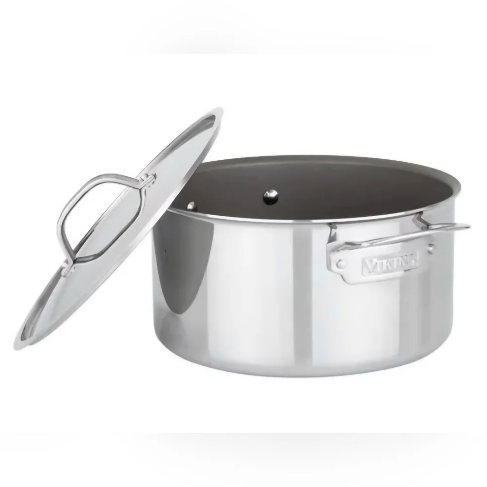 Viking PureGlide Pro 3-Ply Dutch Oven with Glass Lid, 6 qt., Retail $367.00 USD